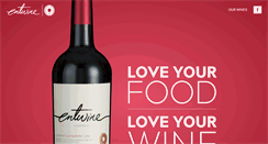 Desktop Screenshot of entwine-wines.com